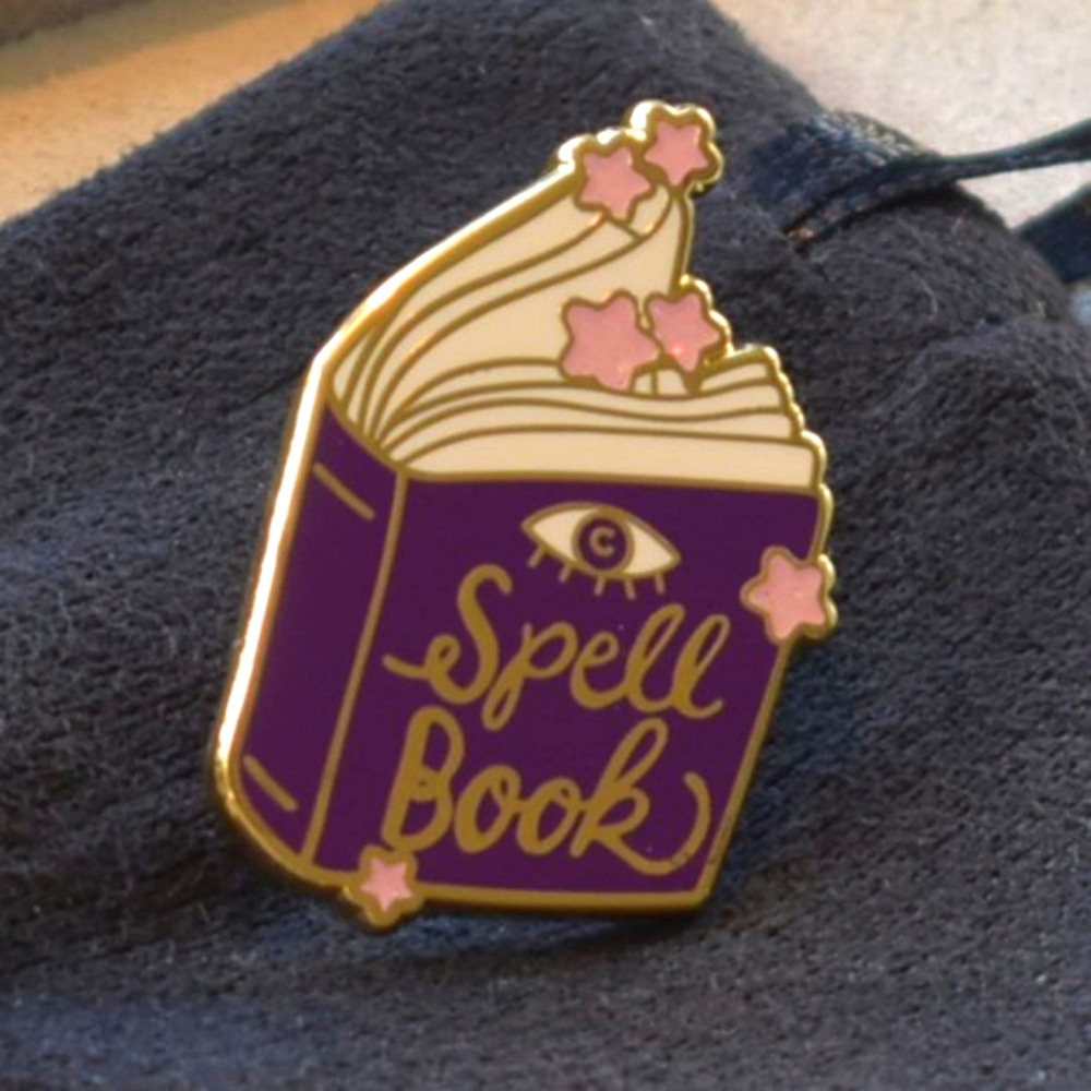 Spell Book Pin - Picture 3 of 4